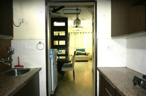 Kitchen in 3 BHK Builder Floor at Kohli One Malibu Town, Sector 47 – for Rent