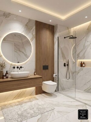 Bathroom in 6+ BHK Builder Floor at Sector 92 – for Rent
