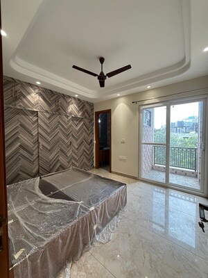 Bedroom in 3 BHK Builder Floor at Kalkaji – for Rent