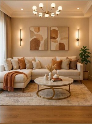 Living Room in 6+ BHK Builder Floor at Sector 93 – for Rent