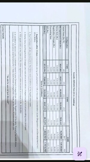 Building Lobby in 1 BHK Apartment at Mokai Vasti – for Sale