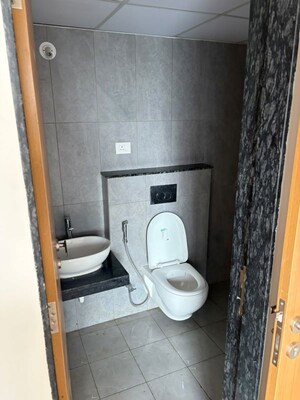 Bathroom in 2 BHK Apartment at Gera Planet Of Joy, Kharadi – for Rent