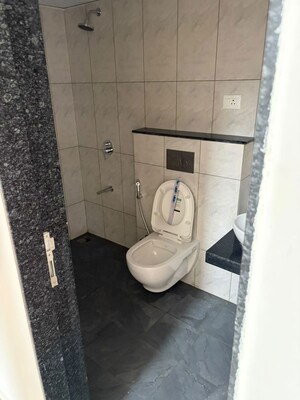 Bathroom in 2 BHK Apartment at Gera Planet Of Joy, Kharadi – for Rent