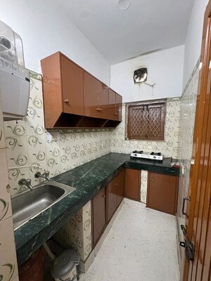 Kitchen in 1 BHK Builder Floor at Kalkaji – for Rent