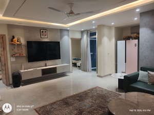 Living Room in 3.5 BHK Builder Floor at Mehrauli – for Sale