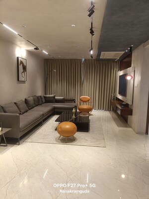 Living Room in 4 BHK Apartment at Nanakramguda – for Sale