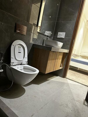 Bathroom in 1 BHK Builder Floor at Baraula – for Rent