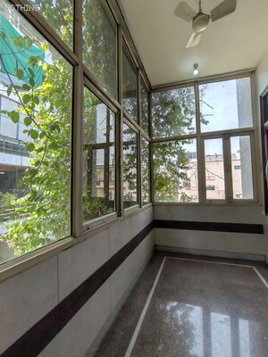 Balcony in 2.5 BHK Builder Floor at Sector 15 – for Rent