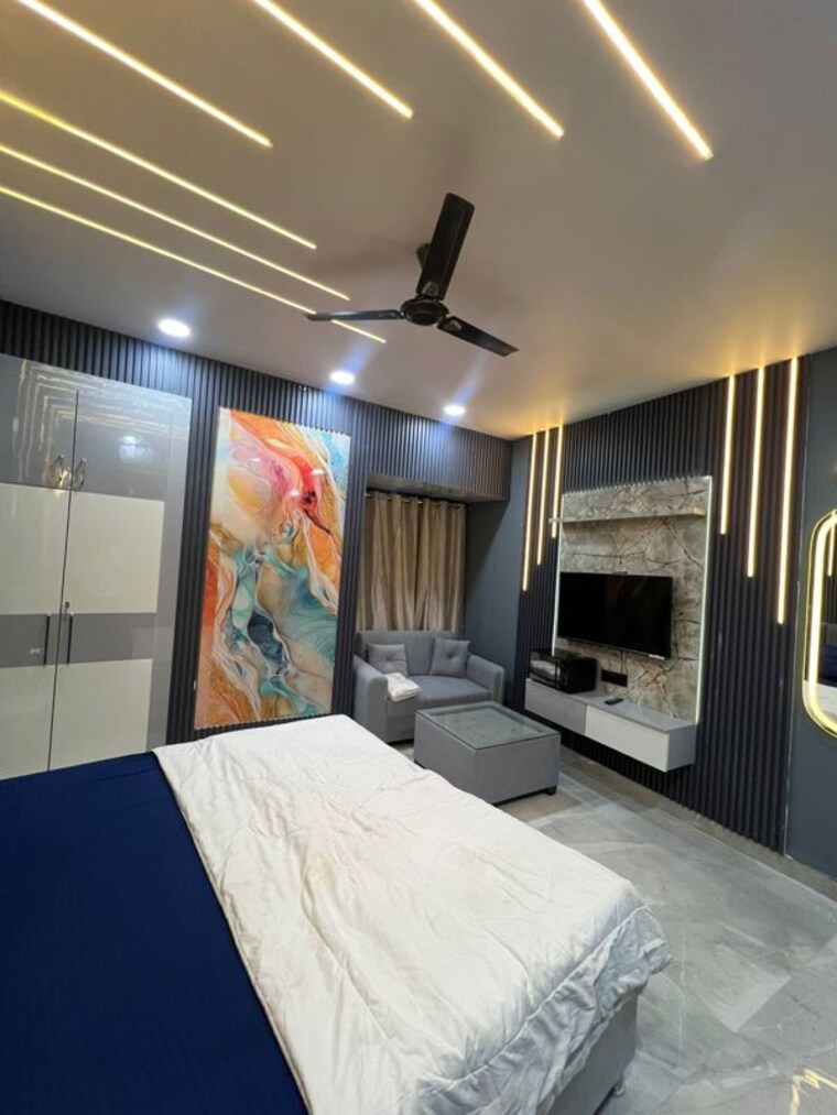 Bedroom, gaur-city-center Studio 610 Sq.Ft. Apartment In Sector 4 Greater Noida Greater Noida 10501101