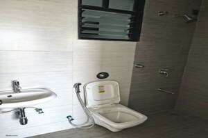 Bathroom in 2 BHK Apartment at Unique Youtopia, Kharadi – for Rent
