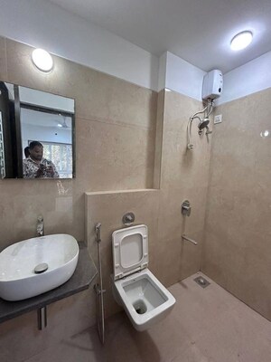 Bathroom in 2 BHK Apartment at Platinum Life, Andheri West – for Rent