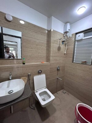 Bathroom in 2 BHK Apartment at Platinum Life, Andheri West – for Rent