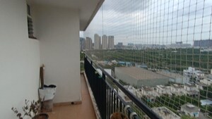 Balcony in 3 BHK Apartment at Indu Fortune Fields Annexe, Hi Tech City – for Rent