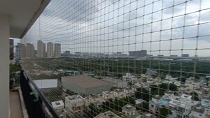 Balcony in 3 BHK Apartment at Indu Fortune Fields Annexe, Hi Tech City – for Rent