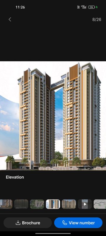 2 BHK + Pooja Room,Study Room 825 Sq.Ft. Apartment in Sindhu Skies
