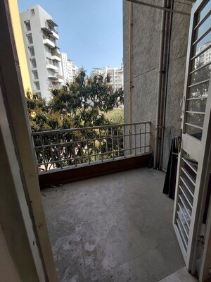 Balcony in 2 BHK Apartment at RR Lunkad 66 Avenue, Pimple Nilakh – for Rent