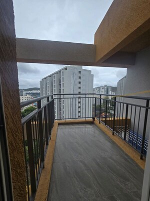 Balcony in 2 BHK Apartment at Rama Fusion Towers Phase 2, Hinjewadi – for Rent