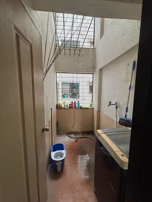 Bathroom in 2 BHK Apartment at Creative Lifestyle, Pimple Gurav – for Rent