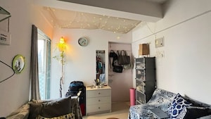 Living Room in 1 BHK Apartment at Oshiwara Mhada, Andheri West – for Rent