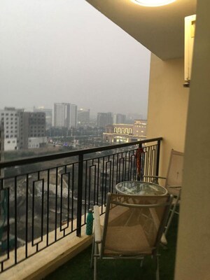 Balcony in 3 BHK Apartment at Omaxe Residency, Gomti Nagar – for Rent