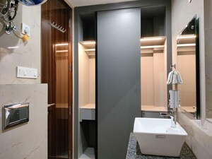 Bathroom in 4 BHK Builder Floor at Sushant Lok Iii – for Rent