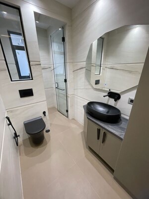 Bathroom in 3.5 BHK Apartment at Dwarka – for Rent
