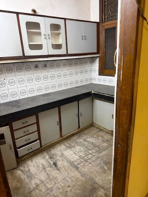 Kitchen in 3 BHK Builder Floor at Khirki Extension – for Rent
