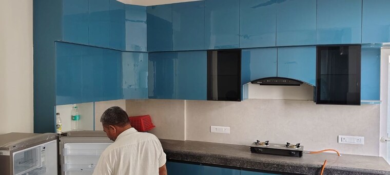Kitchen, crest-golf-ridge-tower 4 Bedroom 2880 Sq.Ft. Apartment In Amar Shaheed Path Lucknow 10501546