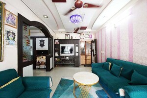 Living Room in 2 BHK Apartment at Ghatlodia – for Sale