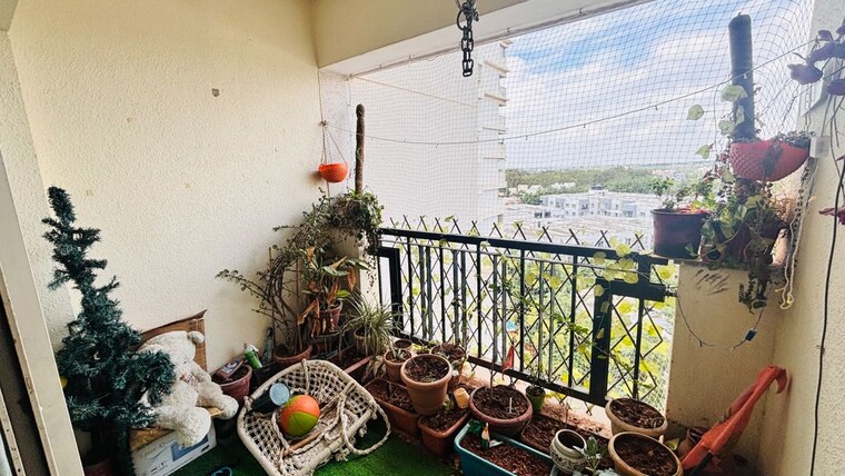Balcony, sobha-rose 3 Bedroom 1575 Sq.Ft. Apartment In Varthur Bangalore 10501604