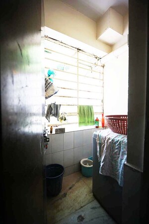 Bathroom in 3 BHK Apartment at Sargasan – for Sale