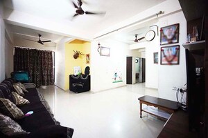 Living Room in 3 BHK Apartment at Sargasan – for Sale