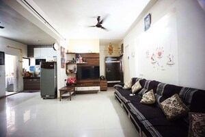 Kitchen in 3 BHK Apartment at Sargasan – for Sale