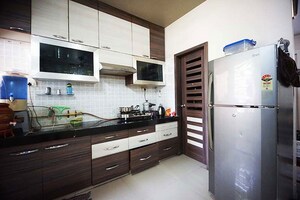 Kitchen in 3 BHK Apartment at Sargasan – for Sale