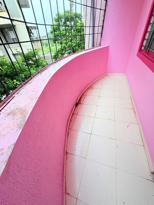 Balcony in 1 BHK Apartment at Pimple Gurav – for Rent