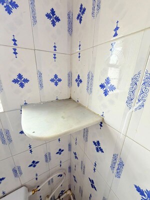 Bathroom in 1 BHK Apartment at Pimple Gurav – for Rent
