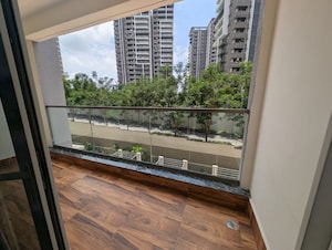Balcony in 3 BHK Apartment at Sumadhura Acropolis, Gachibowli – for Rent