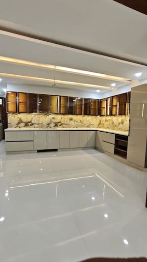 Kitchen in 4 BHK Builder Floor at BPTP Park Central, Sector 85 – for Rent
