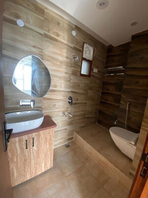 Bathroom in 3 BHK Apartment at Dwarka – for Rent