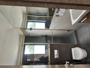 Bathroom in 3.5 BHK Villa at Manchirevula – for Rent