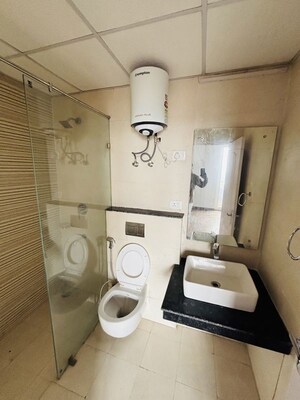 Bathroom in 3 BHK Apartment at Supertech Hues, Sector 68 – for Rent