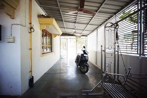 Staircase in 4 BHK Independent House at Ellisbridge – for Sale