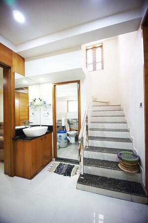 Staircase in 4 BHK Independent House at Ellisbridge – for Sale