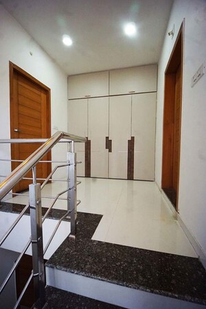 Staircase in 4 BHK Independent House at Ellisbridge – for Sale