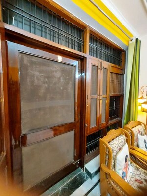 Bedroom in 3.5 BHK Builder Floor at Spring Field Colony – for Sale