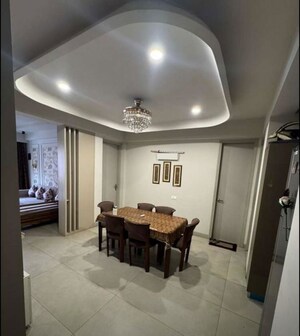 Dining area in 3 BHK Apartment at SAV Gulnaar Meadows, Ambala Highway – for Rent