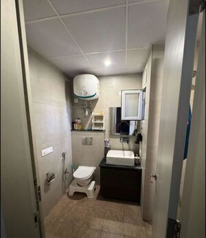 Bathroom in 3 BHK Apartment at SAV Gulnaar Meadows, Ambala Highway – for Rent