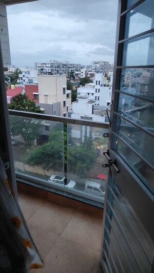 Balcony in 1 BHK Apartment at Choice Goodwill Breeza, Dhanori – for Rent