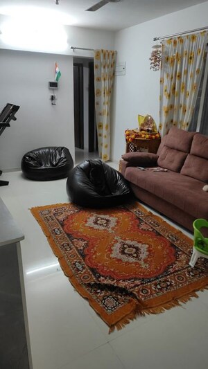 Living Room in 1 BHK Apartment at Choice Goodwill Breeza, Dhanori – for Rent