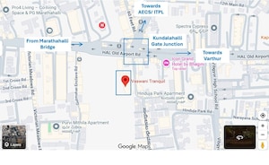 3 BHK Apartment – Map Location View at Munnekollal - for Sale